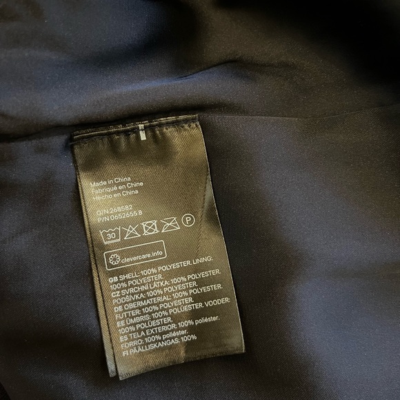 H&M Ankle Length Navy Pleated Dress - Picture 5 of 9